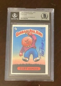 Tom Bunk SIGNED CARD Autographed Garbage Pail Kids Beckett Slabbed BAS - Picture 1 of 1