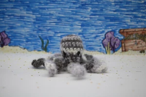 Süßer handgefertigter gehäkelter Oktopus - Bild 1 von 4