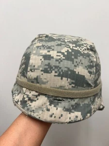 GENUINE USGI USMC PASGT COMBAT HELMET WITH ACU DIGITAL HELMET COVER - LARGE - Picture 1 of 6