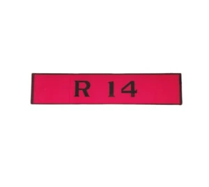 RENAULT 14 / R14 - Heckblende - Plaque Décorative Inter-feux - NEUVE - Foto 1 di 2