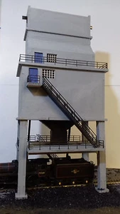 Laser Cut OO Gauge Model Railway Coaling Tower MDF and Plywood Kit - Picture 1 of 5