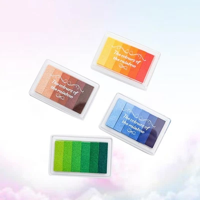 1PC Craft Ink Pad Stamps Partner of DIY Multicolor Craft Stamp Pad 6-color - Image 1 of 4