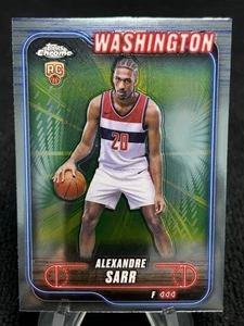 🏀 2025 Topps Chrome Alexander Sarr Base Rookie #136 - Top Prospect RC 🌟🚀 - Picture 1 of 2