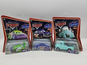 Pixar Cars Supercharged 3 Stück Wingo, Brandneu Mater, Fabulous Hudson Hornet - Bild 1 von 5