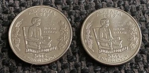 USA: 50 State Quarters 2003, Alabama, Mint D + P - Bild 1 von 2