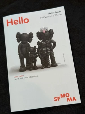 KAWS Family Exhibition Visitor Guide SFMOMA - Image 1 of 4