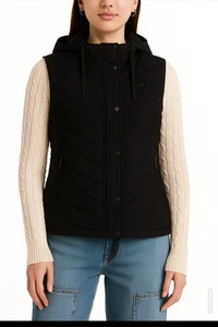Womens Ralph Lauren Quilted Hooded Puffer Vest Choose Your Color L and XL - Picture 1 of 12
