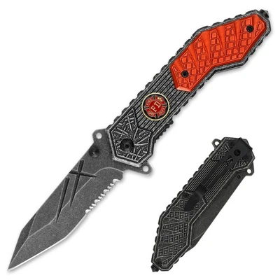 Spring Assisted Folding Knife Firestorm Tactical, Glass Breaker, Emergency knife - Image 1 of 4