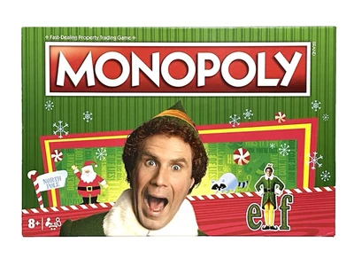 - Elf Buddy Edition Monopoly Board Game Hasbro 2021 Christmas  Winning Moves - Image 1 of 4