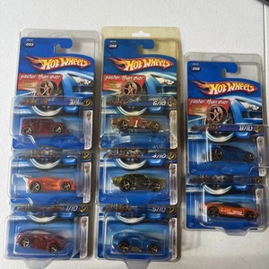 2005 HOT WHEELS PIÙ VELOCE CHE MAI RAGGI X LOTTO DI 8 AUTO #1-#8 NUOVE CON SCATOLA SPEDIZIONE GRATUITA - Foto 1 di 17