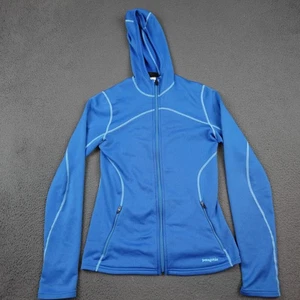 Patagonia Expedition 4 Capilene Hoody Jacke Damen Small blau Full Zip Fleece - Bild 1 von 12