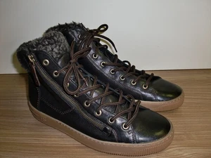 Paul Green Damen Stiefeletten, NEU, UK6, schwarz/braun Gr. 39, gefüttert, Thermo - Bild 1 von 12