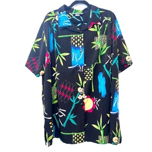 Vintage A Personal Touch Button Up Shirt Floral Hawaiian Women's Size 2X Plus - Picture 1 of 11