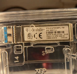 T-MOBILE New Optical Module FTLX1475D3BTL-TM 10G SFP+ LR 1310nm - Picture 1 of 1