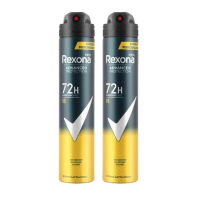 Desodorante en spray Rexona Men Advanced Protection V8 72 horas, 6,7 oz. (Pack de 2) Foto 1 de 2