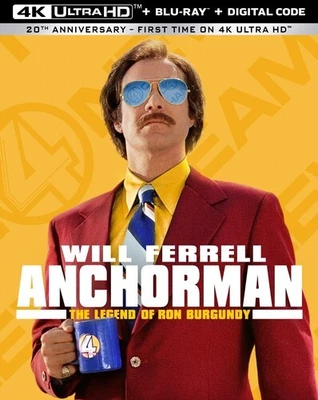 Anchorman: The Legend of Ron Burgundy [New 4K UHD Blu-ray] With Blu-Ray, 4K Ma - Image 1 of 3
