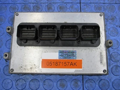 PROGRAMMED PLUG & PLAY 07 Jeep Wrangler JK 3.8L AT ECM 05187157AK 157 PROG 7141 - Image 1 of 4