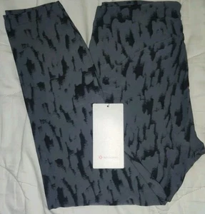 Lululemon Instill High-Rise Tight 25” Gray Black Women Size 12 - Picture 1 of 5