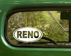 2 RENO NEVADA STICKERs Oval Decal for Car truck Bumper 4x4 Rv Window Laptop
