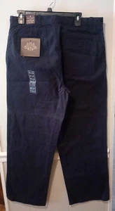 Pantalones Steve & Barry's American Classics negros estilo chino para hombre 35 x 30 nuevos con etiquetas - Imagen 1 de 4