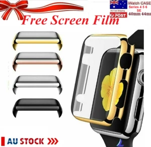 Full Cover Case For Apple Watch iWatch SE 38 40 41 42 44 45mm +Screen Protector - Picture 1 of 18