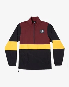 New NWT RVCA Men's Everlast Anorak Jacket Half Zip Color Block Panels Size M - Picture 1 of 4