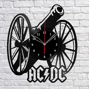 AC/DC Vinyl Record Wall Clock Fan Art Home Decor Hendmade Original Gift - Picture 1 of 9