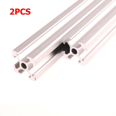 2PCS Aluminium Alu Profil Aluprofil 20x20 30x30 40x40 Nut6/8 Profil kompatibel - Bild 1 von 4