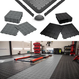 11 x Boden Fliesen Platte Garage Werkstatt Werkstattfliesen Stark 30x30 cm - Bild 1 von 43