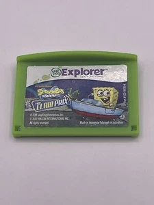LeapFrog Leapster Explorer GS LeapPad SpongeBob SquarePants Clam Prix Cartridge - Picture 1 of 3