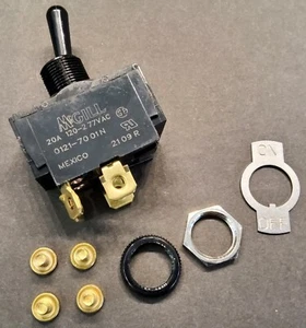 MCGILL 0121-7001N TOGGLE SWITCH DPST - Picture 1 of 9