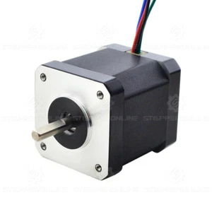 STEPPERONLINE 0.9deg Nema 17 Stepper Motor 62.3oz.in 1.68A 47mm CNC Reprap Robot - Picture 1 of 6