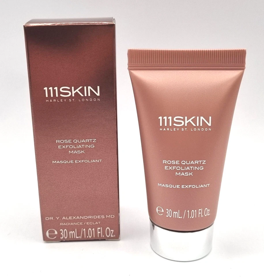 🩷 111Skin Rose Quartz Exfoliating Face Mask 30ml Radiant Skin Reduces Pore Size - Image 1 of 1