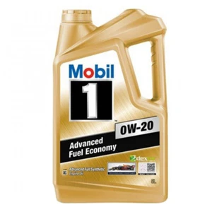 Mobil 1 0W-20 Advanced Fuel Economy Synthetic Engine Oil 5L - Picture 1 of 1