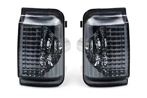 Kit indicatori specchietti retrovisori ala led per Fiat Ducato 06- coppia lampade ripetitore fumè - Foto 1 di 12