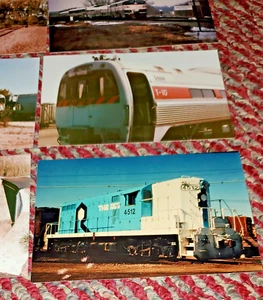 12 vecchie FOTOGRAFIE TRENO FERROVIARIO mostrate a colori auto gru RDC ROCK & strutture - Foto 1 di 7