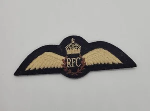 Vintage Royal Flying Corp Pilot Wings RFC With Wear Military Memorabilia - Picture 1 of 6