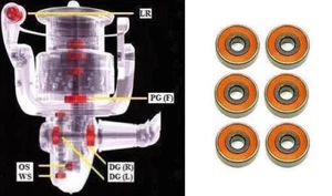 Shimano Ceramic Super Tune STRADIC 2500FI, 3000FI (08) - Imagen 1 de 1