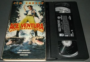 Ace Ventura When Nature Calls Jim Carrey VHS Tape Video Movie Comedy 1995 PG13 - Picture 1 of 2