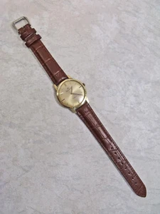 Imperial Watch Co 14K Circa 1960s Men's Wrist Watch 17 Jewel Model 1581 - Picture 1 of 12
