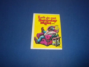 MONSTER GREETING CARDS #39 Topps 1965 Robert Crumb underground comic book artist - Picture 1 of 5