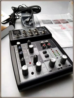 Behringer XENYX 502 Premium 5-Input 2-Bus Mixer mit Mic Preamp & British EQ - Bild 1 von 4