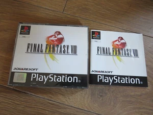 PlayStation 1 PS1 Final Fantasy VIII 8 PAL black label uk tracked delivery - Picture 1 of 5