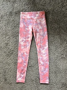 Athleta Girls Chit Chat Tight Leggings Pink Pattern - Size L/12 - Picture 1 of 7