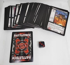 BattleTech Original Trading Card Game 65 Cards and Die dice - Picture 1 of 1
