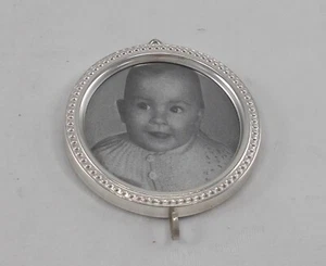 *RAR* Elegante marco de fotos para niños fotos de bebés en plata 835 Lutz&Weiss - Imagen 1 de 8