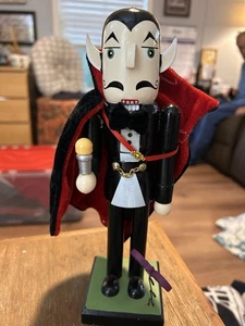 Santa’s Workshop 10” Dracula Nutcracker Designed For Fall Decorations - Picture 1 of 3