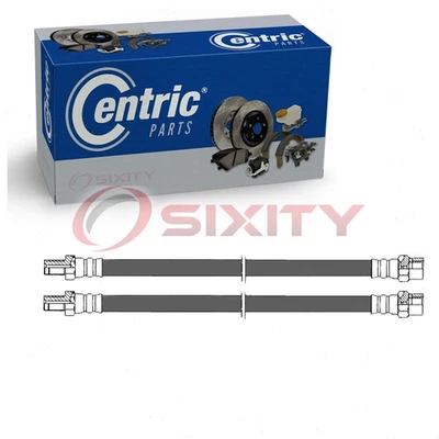 Mangueras hidráulicas de freno trasero centradas de 2 piezas para Mercedes-Benz 380SL cb 1981-1985 Foto 1 de 4