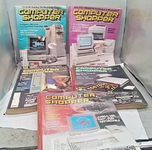 5 QTY Vintage Computer Shopper - The World's Biggest Computer Magazine 1988 - Afbeelding 1 van 16