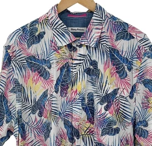 Tommy Bahama Hemd XL Pavia Palms Camp Tropical Kurzarm Mehrfarbig - Bild 1 von 7